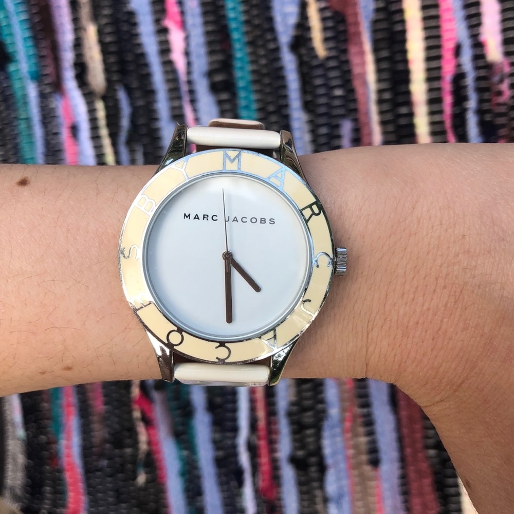 Marc by Marc Jacobs White Oversized Watch